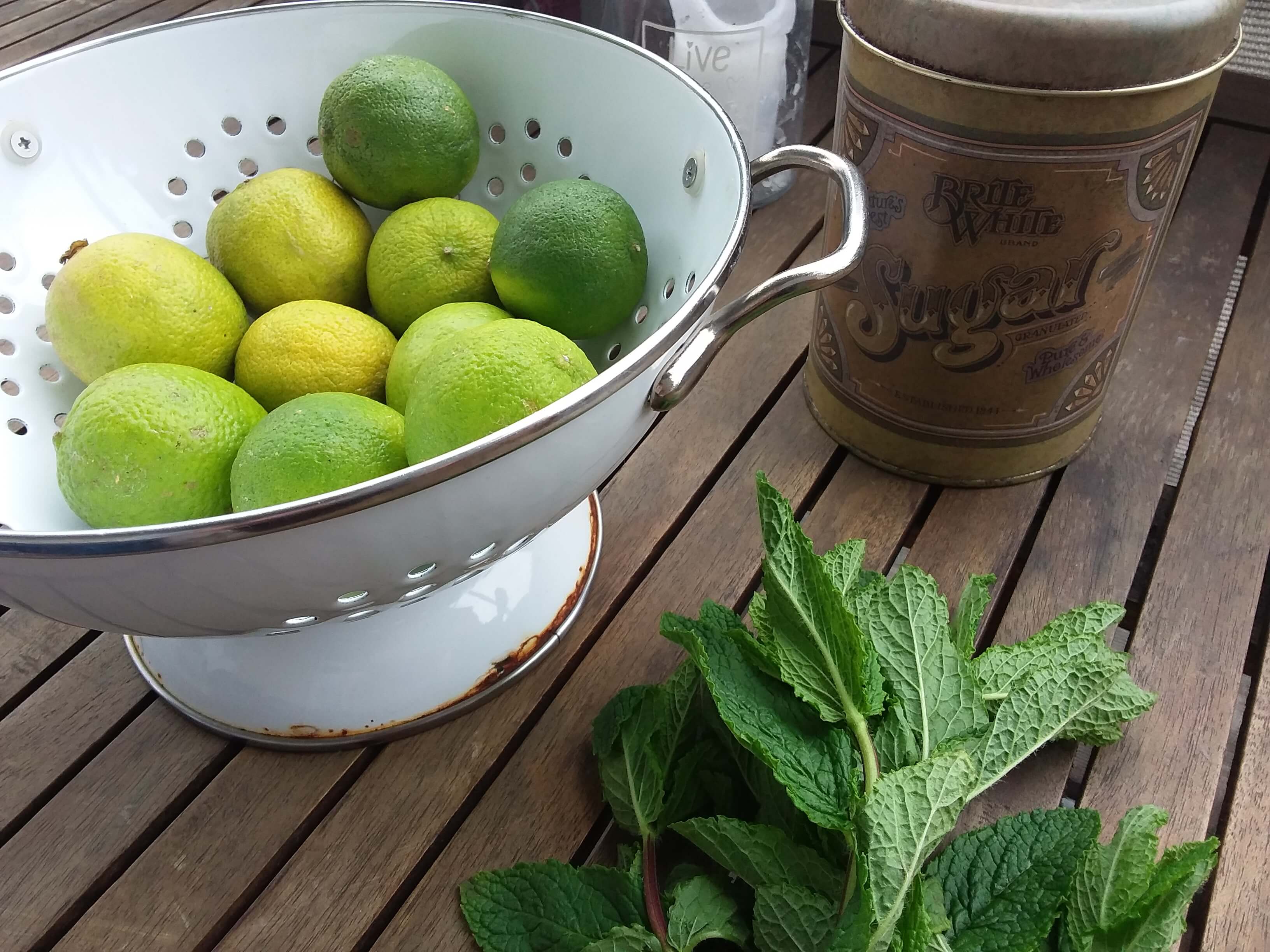 Einfaches Rezept für Limonadensirup - Limettenlimonade mit Minze