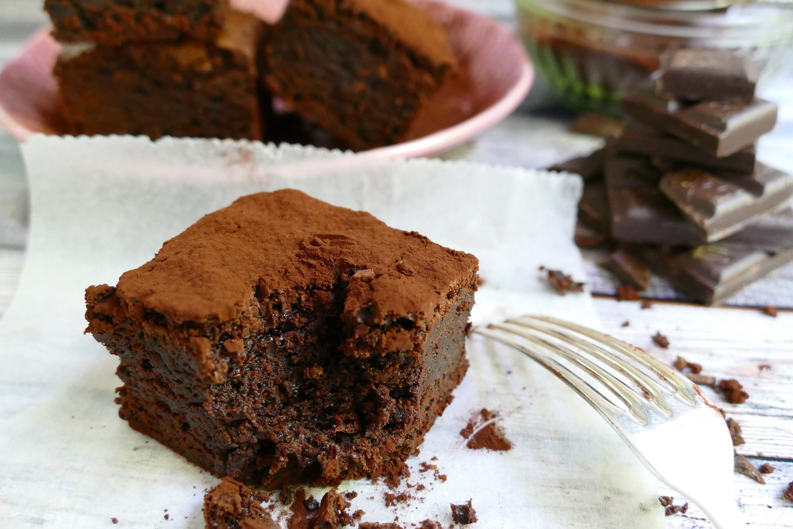 Brownies (ganz klassisch) mit viiiiiiel Schokolade