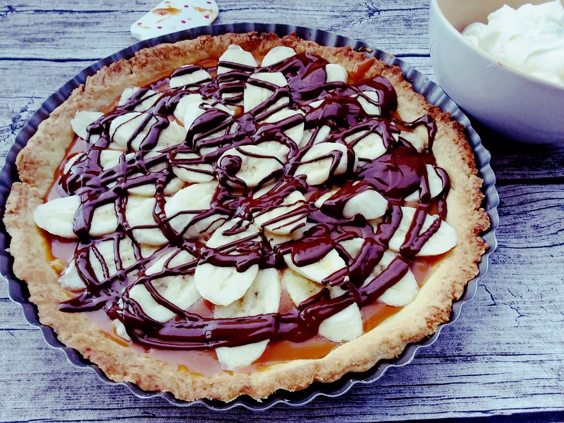 Banoffee Pie – eine Leckerei mit Bananen, Toffee und Schokolade