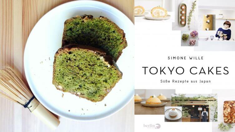 Matcha Kuchen mit weißer Schokolade – Rezension zu “Tokyo Cakes” von Simone Wille