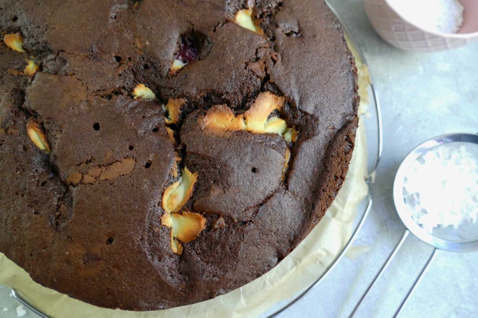 Torta Nua - Italienischer Schokoladenkuchen mit Ricottafüllung