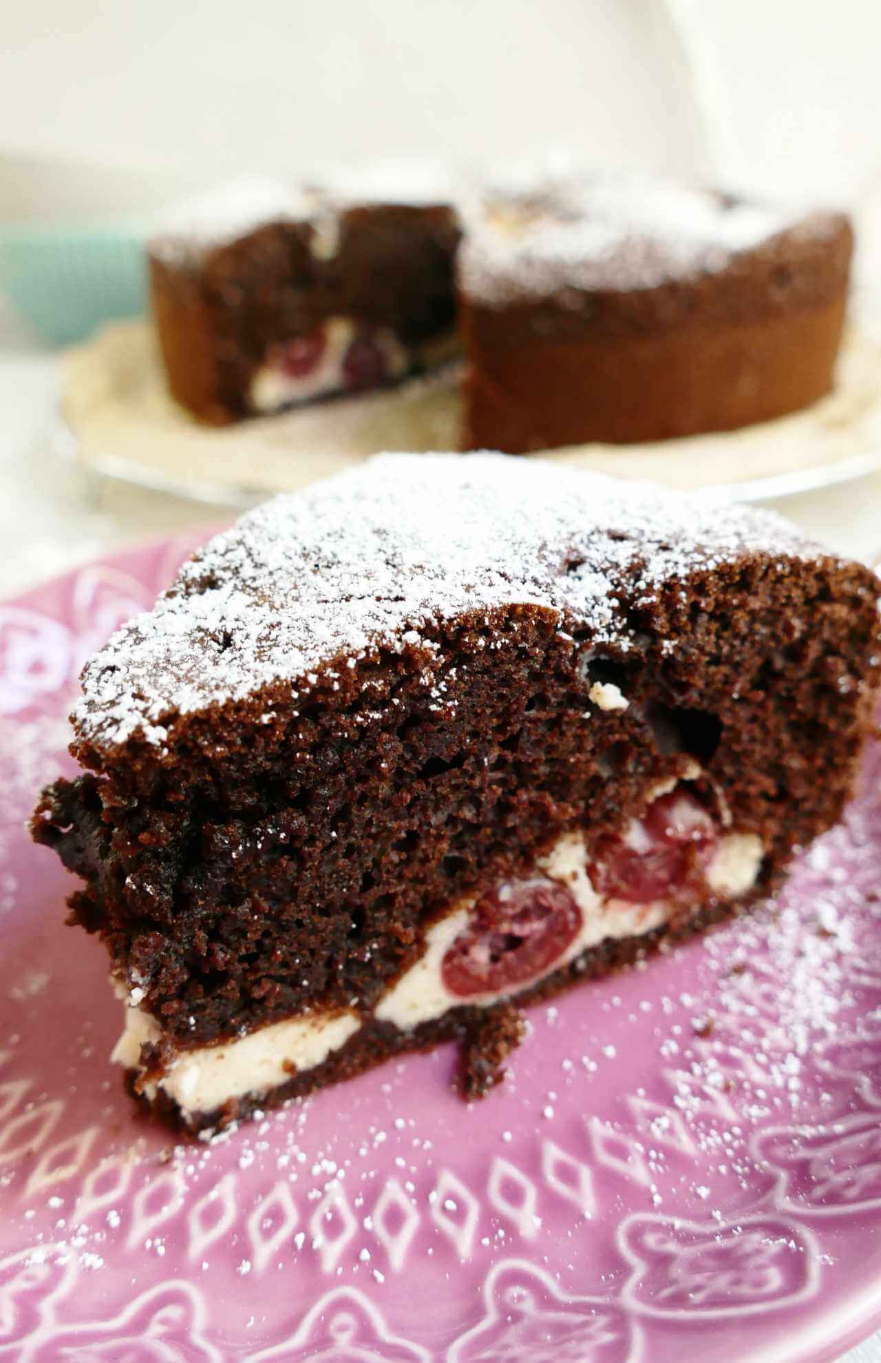 Torta Nua Schokolade Kirsch