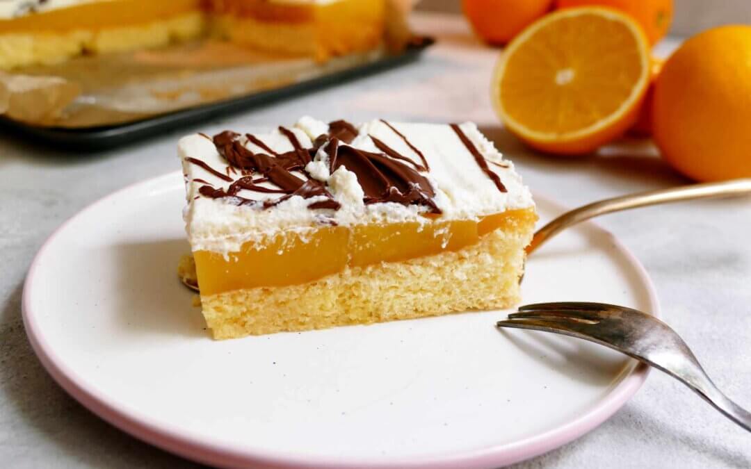 Lambada-Schnitte mit Orangencreme